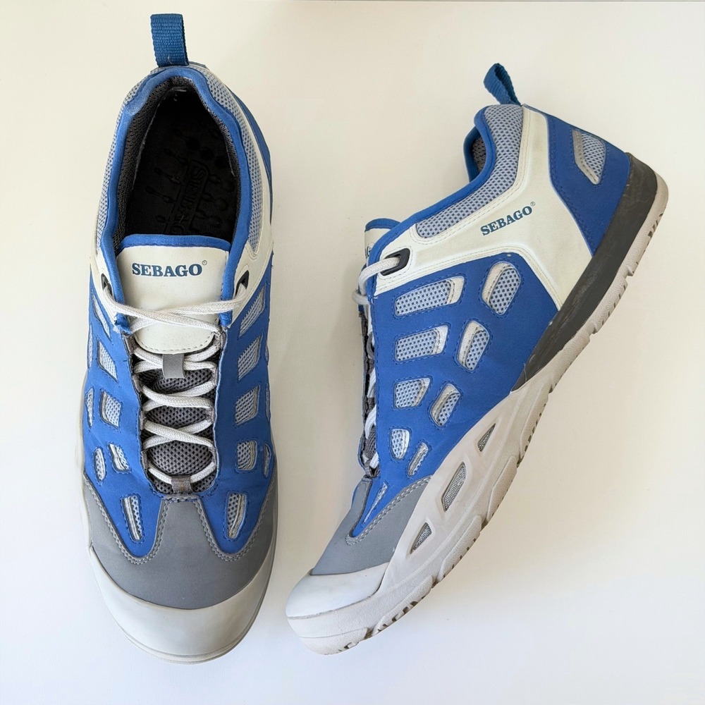 Sebago Triwater Racer Mens 12M Blue‎ River Shoes Fishing Boat Water Synthetic